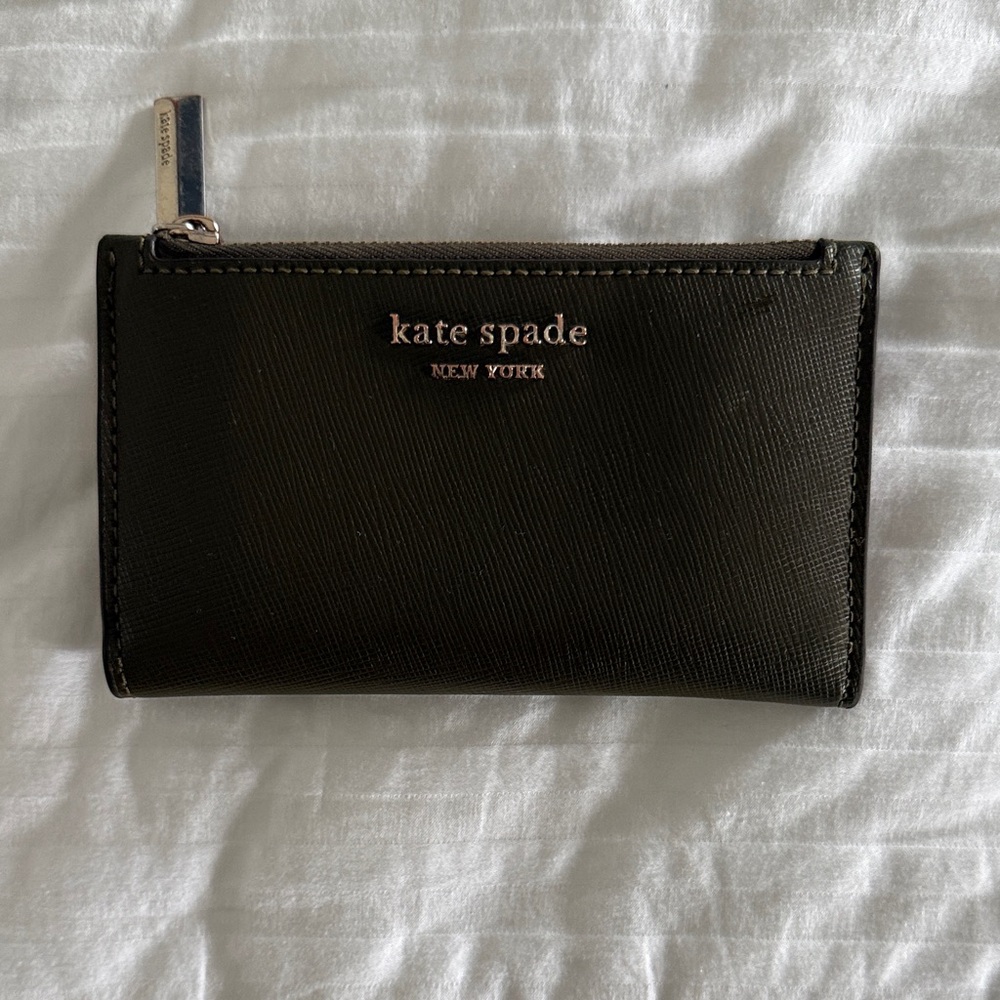 Kate Spade Olive Greeb Leather Wallet